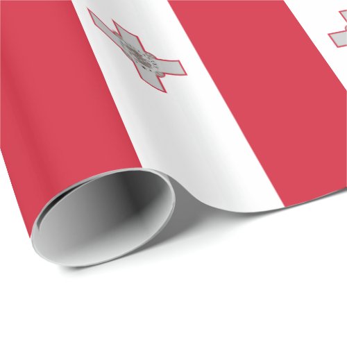 Patriotic Malta Flag Wrapping Paper