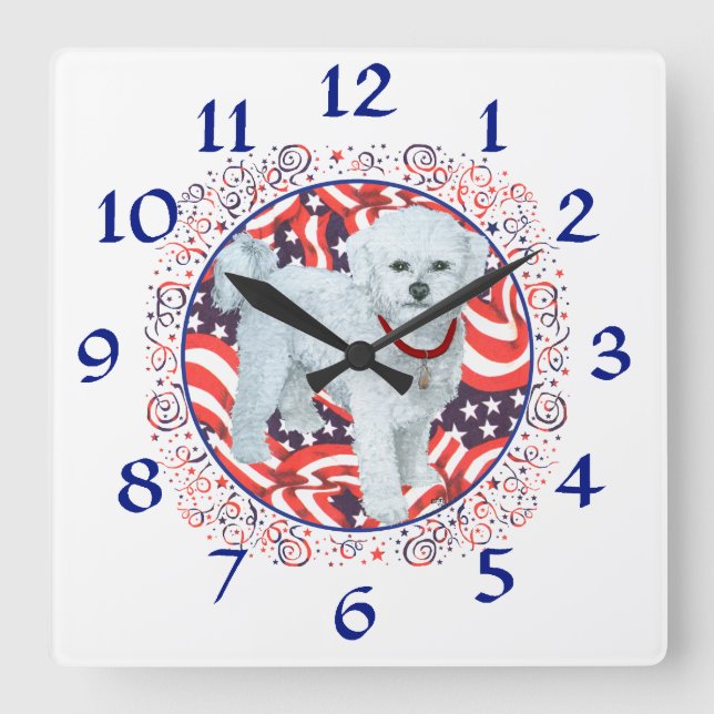 Patriotic Maltese Clock (Front)