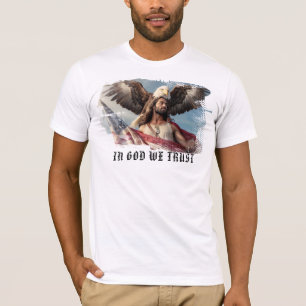 *~* Patriotic Man Flag AP27 Eagle Patriot T-Shirt