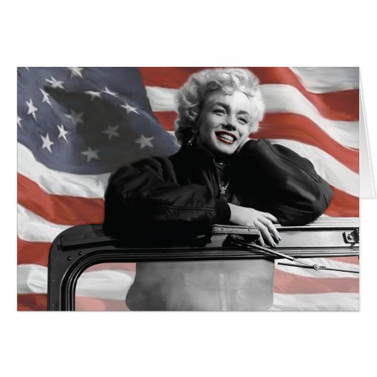 Patriotic Marilyn Cards (Front Horizontal)