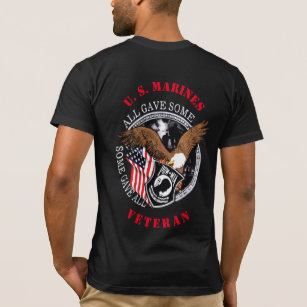 Patriotic Marines Vet Military Tribute T-Shirt