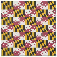 Patriotic Maryland State Flag Fabric