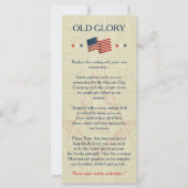 Patriotic Masonic Old Glory Flag Cards | Freemason (Front)