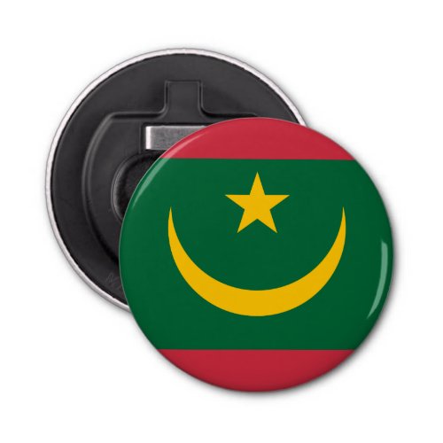 Patriotic Mauritania Flag Bottle Opener