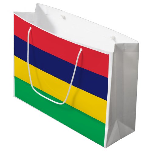 Patriotic Mauritius Flag Large Gift Bag