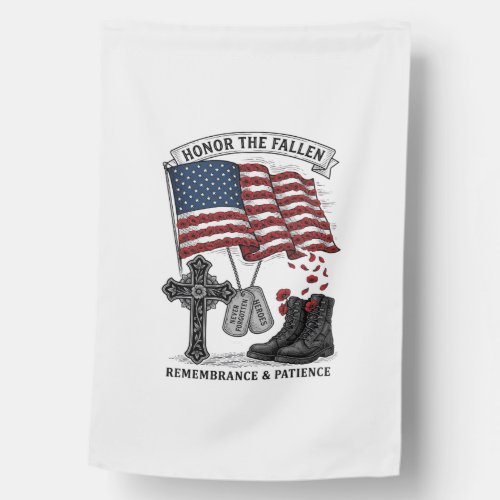 Patriotic Memorial Cross Boots Poppy Flag Shirt_1