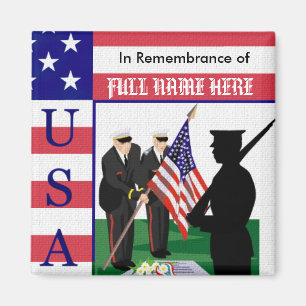 Patriotic Memorial Day Remembrance Magnet 3