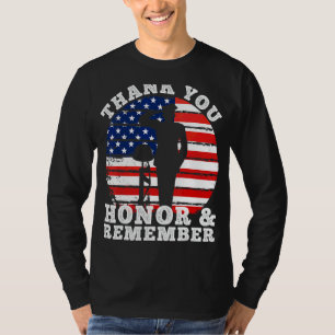 Patriotic Memorial Day Soldier Thank You Honor And T-Shirt