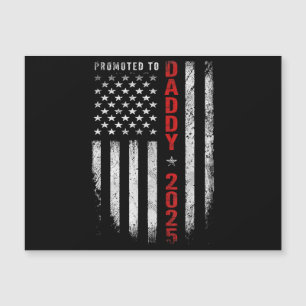 Patriotic Mens Promoted To Daddy Est 2025 First Ti