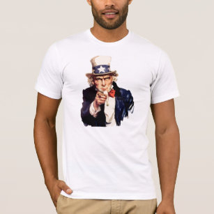 Patriotic Men's T-Shirt Uncle Sam