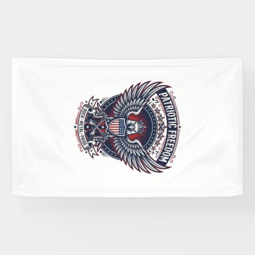Patriotic Metal Wings Patriot Music Rock Metal Pat Banner