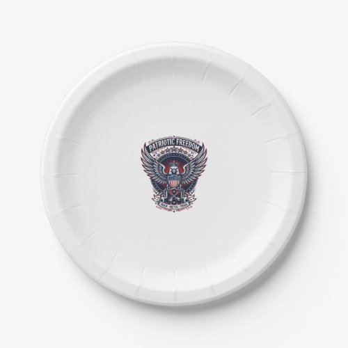 Patriotic Metal Wings Patriot Music Rock Metal Pat Paper Plates