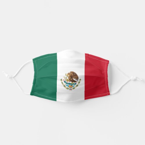 Patriotic Mexican Flag Adult Cloth Face Mask