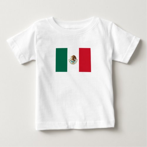 Patriotic Mexican Flag Baby T_Shirt