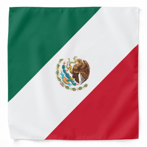 Patriotic Mexican Flag Bandera Mexicana Tricolor Bandana