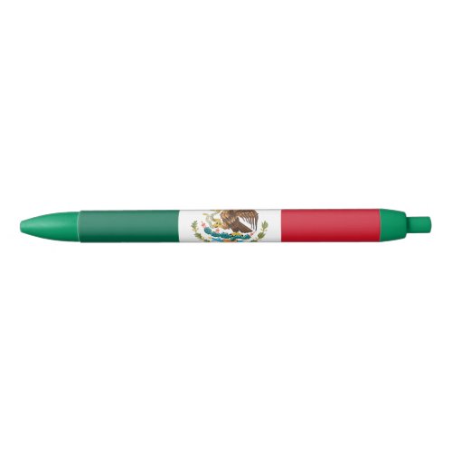 Patriotic Mexican Flag Blue Ink Pen