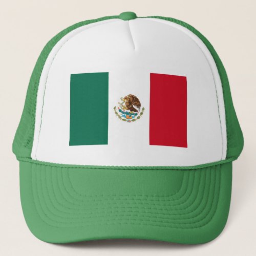 Patriotic Mexican Flag Trucker Hat
