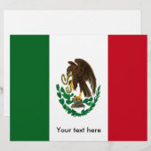 Patriotic Mexico flag (Front/Back)