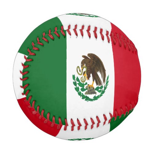 Patriotic Mexico flag Baseball