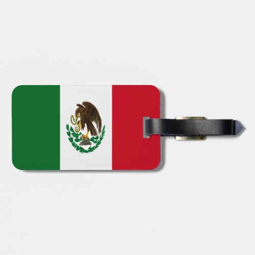 Patriotic Mexico flag Luggage Tag