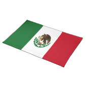 Patriotic Mexico flag Placemat (On Table)