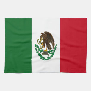 Patriotic Mexico flag Towel