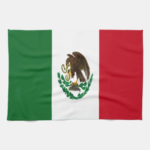 Patriotic Mexico flag Towel
