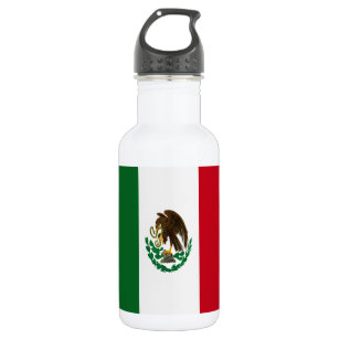 Patriotic Mexico flag Water Bottle