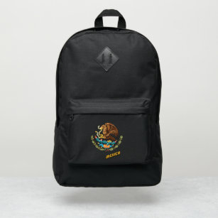 Patriotic Mexico & Mexican Coat of Arms / Flag Port Authority® Backpack
