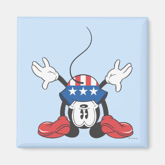 Patriotic Mickey Mouse 3 Magnet