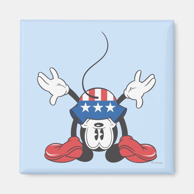 Patriotic Mickey Mouse 3 Magnet (Front)