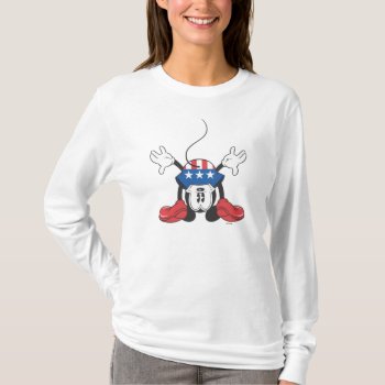 Patriotic Mickey Mouse 3 T-shirt by MickeyAndFriends at Zazzle