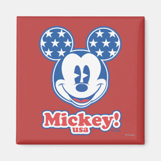 Patriotic Mickey Mouse 4 Magnet