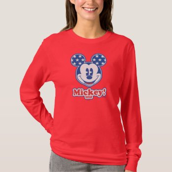 Patriotic Mickey Mouse 4 T-shirt by MickeyAndFriends at Zazzle