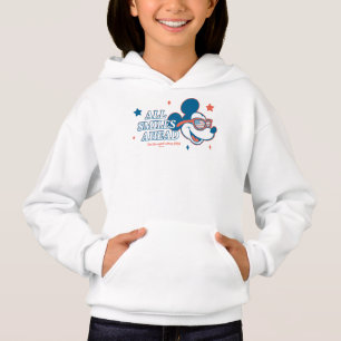 Patriotic Mickey Mouse All Smiles Ahead Hoodie