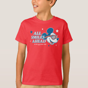Patriotic Mickey Mouse All Smiles Ahead T-Shirt