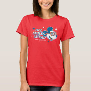 Patriotic Mickey Mouse All Smiles Ahead T-Shirt