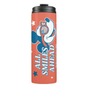 Patriotic Mickey Mouse All Smiles Ahead Thermal Tumbler
