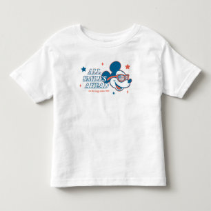 Patriotic Mickey Mouse All Smiles Ahead Toddler T-shirt