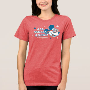 Patriotic Mickey Mouse All Smiles Ahead Tri-Blend Shirt