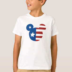 Patriotic Mickey Mouse American Flag T-Shirt