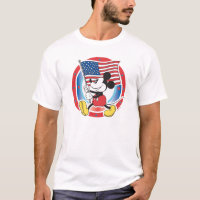 Patriotic Mickey Mouse Flag Design