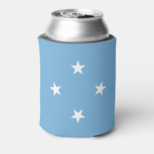 Patriotic Micronesia Flag Can Cooler