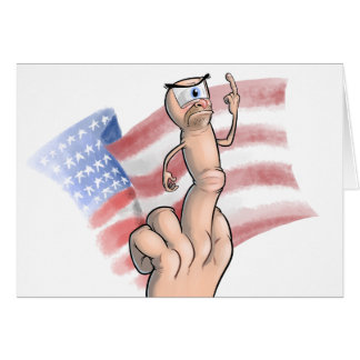 Patriotic Middle Finger