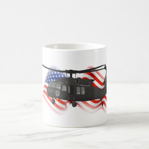 Patriotic Military Helicopter Coffee Mug