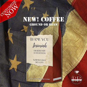 Patriotic Military Old USA Flag Roasted Coffee