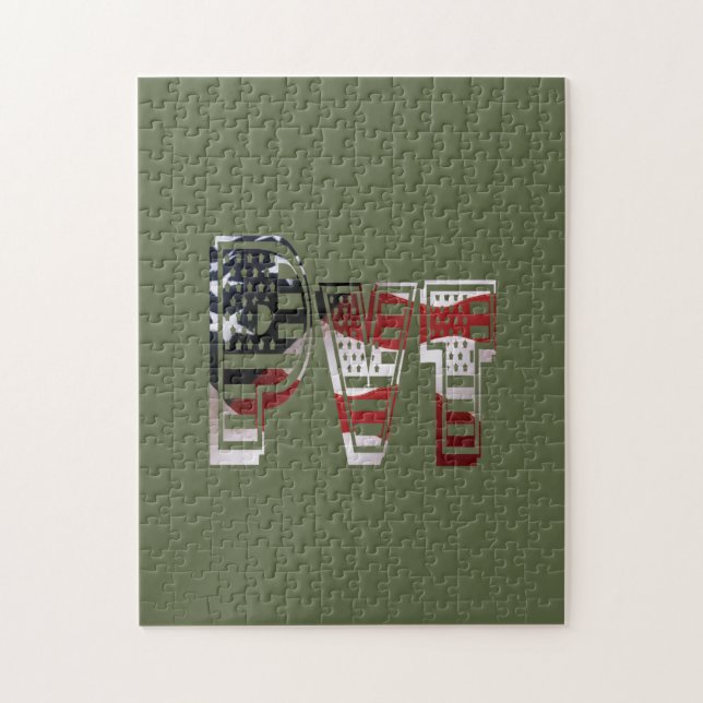 Patriotic Military Unique Amazing Jigsaw Puzzle (Vertical)