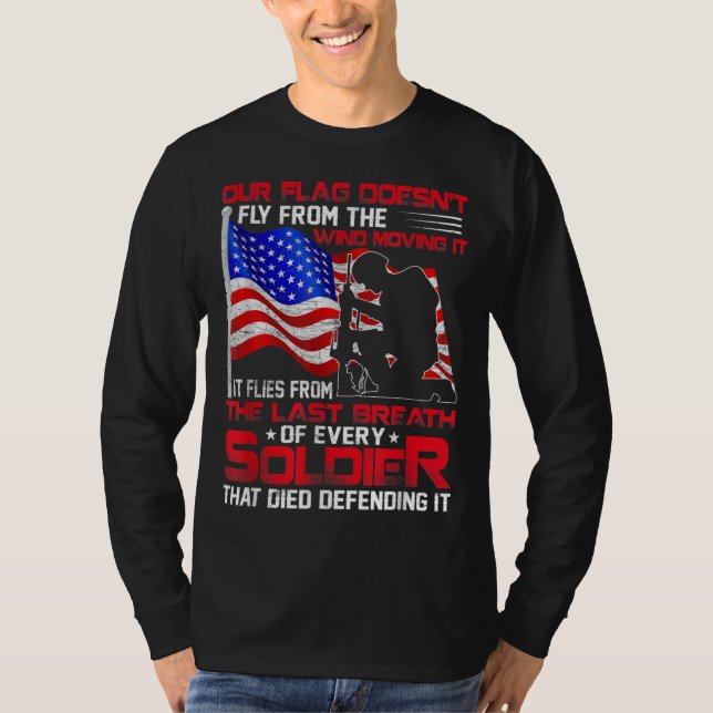 Patriotic Military Veteran T-Shirt (Front)