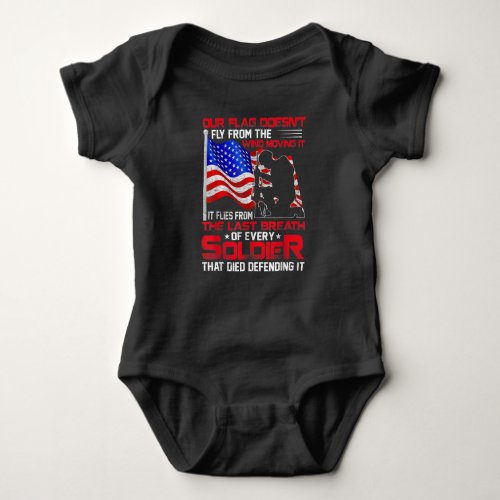 Patriotic Military Veteran T_Shirt Baby Bodysuit