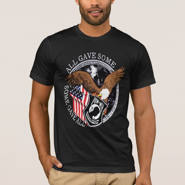 Patriotic Military Wars Tribute  T-Shirt (Front)